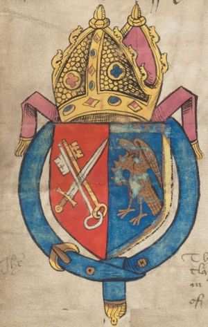 Arms (crest) of Richard Foxe