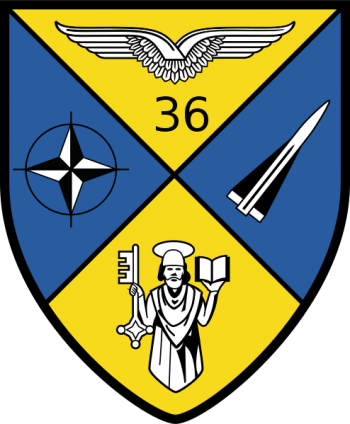 Coat of arms (crest) of the 36th Anti Aircraft Missile Wing, German Air Force