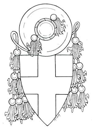 Arms (crest) of Androin de la Roche