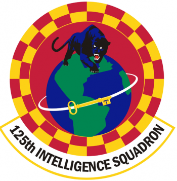 Coat of arms (crest) of the 125th Intelligence Squadron, US Air Force