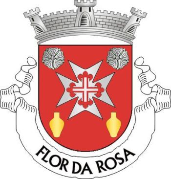 Brasão de Flor da Rosa/Arms (crest) of Flor da Rosa