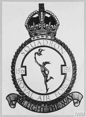 Coat of arms (crest) of the No 156 Squadron, Royal Air Force