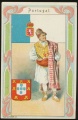 Arms, Flags and Types of Nations trade card Portugal