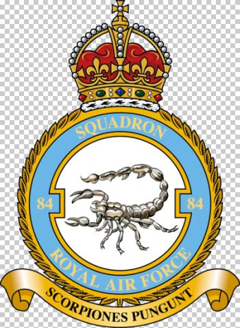 Coat of arms (crest) of No 84 Squadron, Royal Air Force