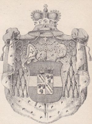 Arms (crest) of Alois Joseph Schrenck von Notzing
