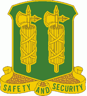 Coat of arms (crest) of 327th Military Police Battalion, US Army