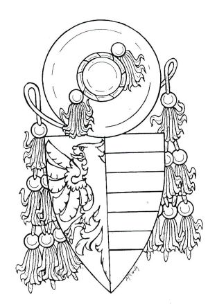 Arms (crest) of Étienne de Suisy