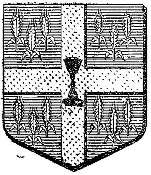 Arms (crest) of Charles-Pierre-François Cotton