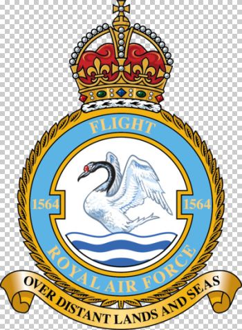 Coat of arms (crest) of No 1564 Flight, Royal Air Force