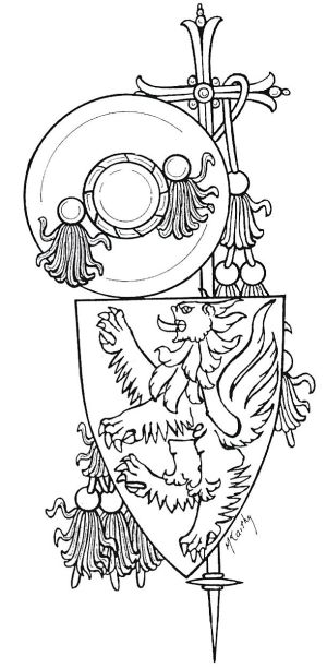 Arms (crest) of Louis Aleman