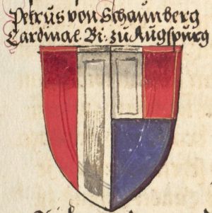 Arms (crest) of Peter von Schaumberg