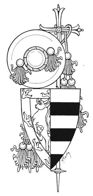 Arms (crest) of Juan de Borja Lanzol de Romaní
