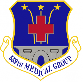 Coat of arms (crest) of the 559th Medical Group, US Air Force