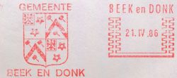 Wapen van Beek en Donk/Arms (crest) of Beek en Donk