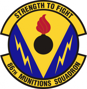 86th Munitions Squadron, US Air Force.png