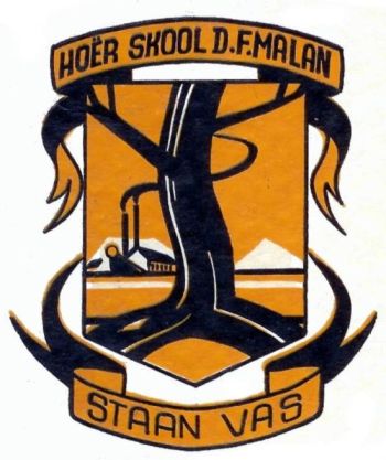 Coat of arms (crest) of Hoërskool D.F. Malan (Crosby)