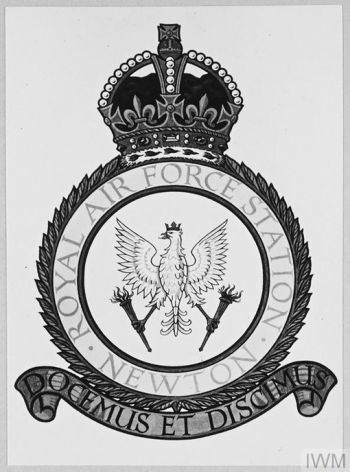 Coat of arms (crest) of the RAF Station Newton, Royal Air Force