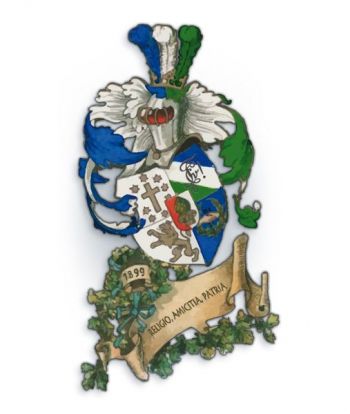 Wappen von Katholische Studentenverbindung Ludovicia Augsburg/Arms (crest) of Katholische Studentenverbindung Ludovicia Augsburg