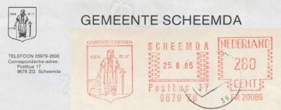 Wapen van Scheemda/Coat of arms (crest) of Scheemda
