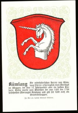Wappen von/Blason de Rümlang