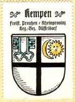 Wappen von Kempen/Arms (crest) of Kempen