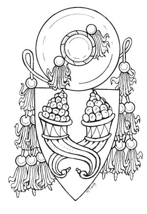 Arms (crest) of Bernardo Dovizi da Bibbiena