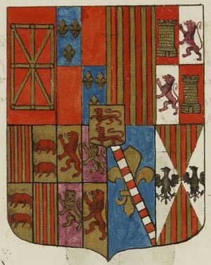 Arms (crest) of Catherine d'Albret