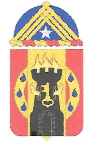 Coat of arms (crest) of 563rd Support Battalion, US Army