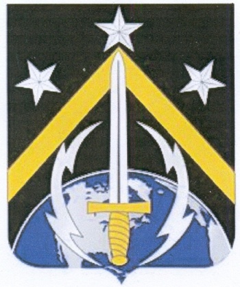 Coat of arms (crest) of the 1st Space Battalion, US Army
