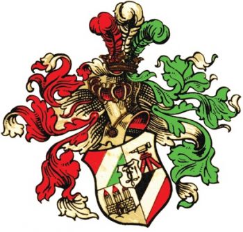 Wappen von Burschenschaft Prata-Schleusingen zu Magdeburg/Arms (crest) of Burschenschaft Prata-Schleusingen zu Magdeburg