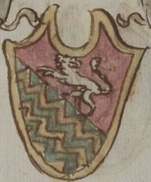 Arms of Annibal de Ruccellai