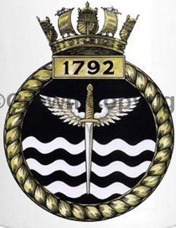 Coat of arms (crest) of the No 1792 Squadron, FAA