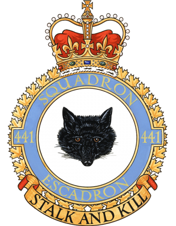 Coat of arms (crest) of the No 441 Squadron, Royal Canadian Air Force