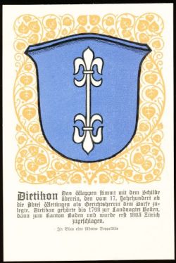 Wappen von/Blason de Dietikon