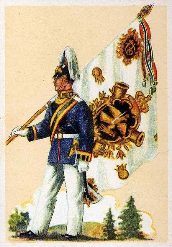 Coat of arms (crest) of Guards Foot Artillery Regiment, Germany