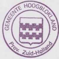 Wapen van Hoogblokland/Arms (crest) of Hoogblokland