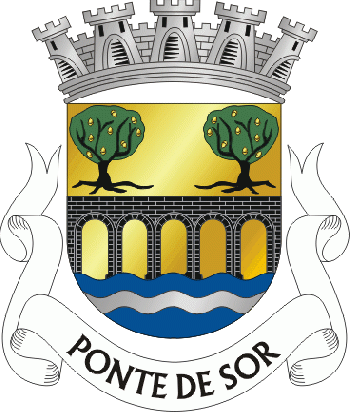 Brasão de Ponte de Sor (city)/Arms (crest) of Ponte de Sor (city)