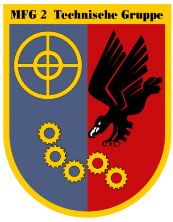 Coat of arms (crest) of the Technical Group, Naval Air Wing 2, German Navy