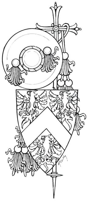 Arms (crest) of Jean-François de la Trémoille