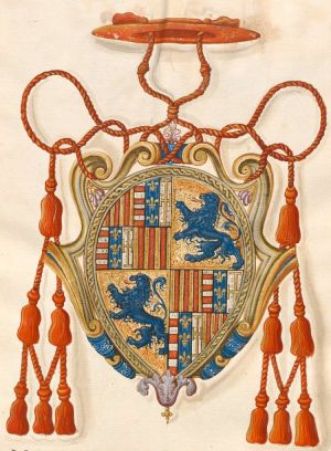 Arms (crest) of Giovanni Vincenzo Acquaviva d’Aragona