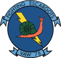 Carrier Airborne Early Warning Squadron (VAW)-78 Fightning Escarcots (or Slugs), US Navy.png