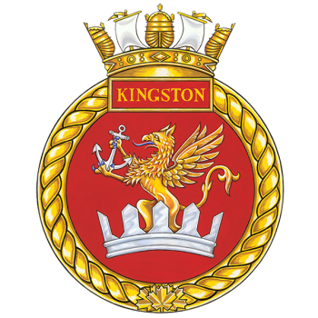 Coat of arms (crest) of the HMCS Kingston, Royal Canadian Navy