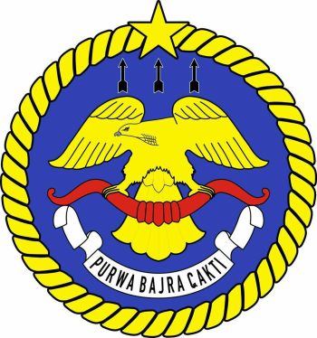 Coat of arms (crest) of the 1st Air Defence Artillery Battalion, Indonesian Army