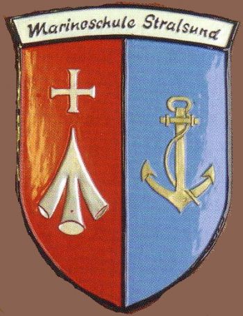 Coat of arms (crest) of the Naval School Stralsund, German Navy