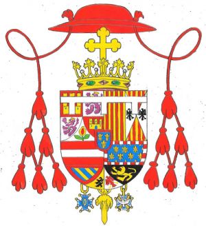 Arms of Luis de Borbón y Farnesio