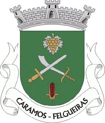 Brasão de Caramos/Arms (crest) of Caramos