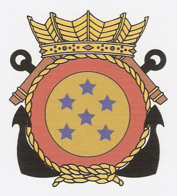 Coat of arms (crest) of the Command of Naval Forces in the Caribbean Area, Netherlands Navy