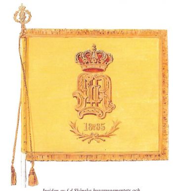 Coat of arms (crest) of 5th Cavalry Regiment Scanian Hussar Regiment, Swedish Army