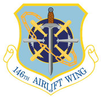Coat of arms (crest) of the 146th Airlift Wing, California Air National Guard