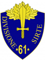 61st Infantry Division Sirte, Italian Army.png